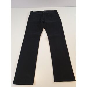 Mott & Bow Jeans Mens 33x32 Black Slim Barc Rins Stretch Denim Pants Classic